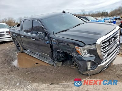 Czwarte zdjęcie samochodu z boku: 2020 GMC SIERRA K1500 SLT VIN:3GTU9DED4LG445870 - miniatura