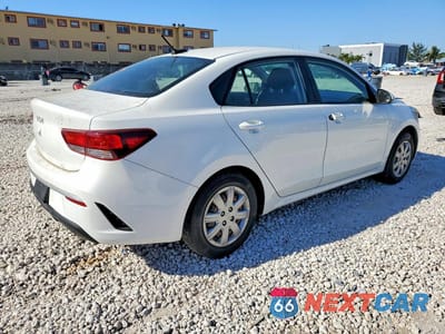 Trzecie zdjęcie samochodu z tyłu: 2022 KIA RIO LX VIN:3KPA24AD4NE471316 - miniatura