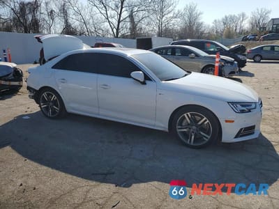 Czwarte zdjęcie samochodu z boku: 2018 AUDI A4 PREMIUM PLUS VIN:WAUENAF46JA149884 - miniatura