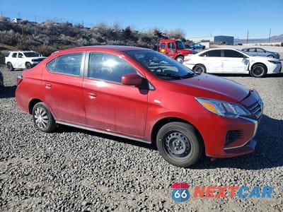 Czwarte zdjęcie samochodu z boku: 2023 MITSUBISHI MIRAGE VIN:ML32FUFJ8PHF03680 - miniatura