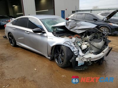 Czwarte zdjęcie samochodu z boku: 2022 HONDA ACCORD HYBRID SPORT VIN:1HGCV3F26NA022791 - miniatura