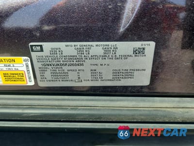 Zdjęcie 13 z 13 samochodu: 2015 CHEVROLET TRAVERSE LTZ VIN:1GNKVJKD5FJ260436 - miniatura