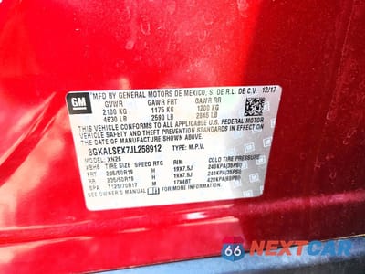 Zdjęcie 13 z 14 samochodu: 2018 GMC TERRAIN DENALI VIN:3GKALSEX7JL258912 - miniatura