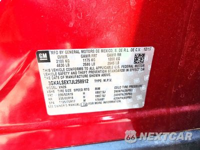Zdjęcie 13 z 14 samochodu: 2018 GMC TERRAIN DENALI VIN:3GKALSEX7JL258912 - miniatura