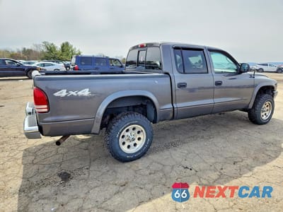 Trzecie zdjęcie samochodu z tyłu: 2004 DODGE DAKOTA QUAD SLT VIN:1D7HG48N84S758058 - miniatura