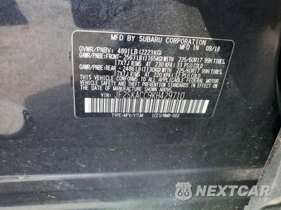Zdjęcie 14 z 15 samochodu: 2019 SUBARU FORESTER VIN:JF2SKACC9KH429710 - miniatura