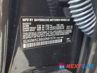 Zdjęcie 13 z 14 samochodu: 2016 BMW X4 XDRIVE35I VIN:5UXXW5C56G0N91574 - miniatura