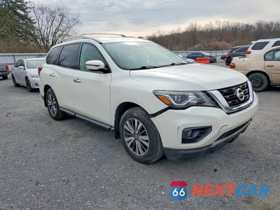 Czwarte zdjęcie samochodu z boku: 2017 NISSAN PATHFINDER SV VIN:5N1DR2MMXHC632719 - miniatura