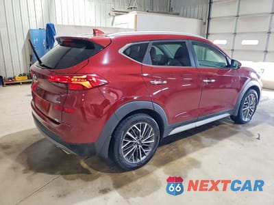 Trzecie zdjęcie samochodu z tyłu: 2019 HYUNDAI TUCSON LIMITED VIN:KM8J3CAL7KU956413 - miniatura
