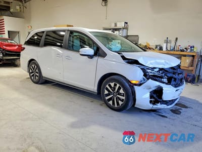 Czwarte zdjęcie samochodu z boku: 2025 HONDA ODYSSEY EXL VIN:5FNRL6H63SB077458 - miniatura