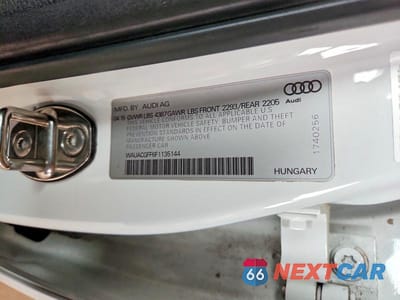 Zdjęcie 12 z 12 samochodu: 2015 AUDI A3 PREMIUM VIN:WAUACGFF6F1135144 - miniatura
