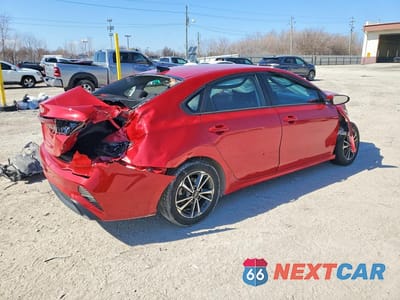 Trzecie zdjęcie samochodu z tyłu: 2023 KIA FORTE LXS VIN:3KPF24AD1PE592104 - miniatura