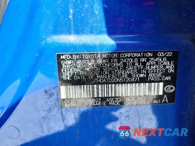 Zdjęcie 12 z 12 samochodu: 2022 LEXUS IS 300 BASE VIN:JTHDA1D20N5120471 - miniatura