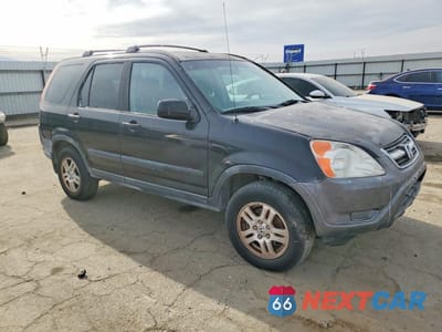 Czwarte zdjęcie samochodu z boku: 2002 HONDA CR-V EX VIN:JHLRD77802C053107 - miniatura