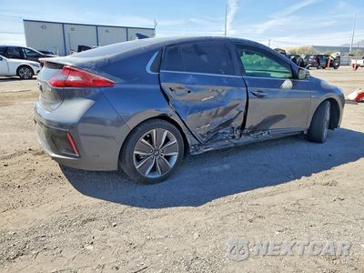 Trzecie zdjęcie samochodu z tyłu: 2019 HYUNDAI IONIQ HYBRID LIMITED VIN:KMHC05LCXKU128219 - miniatura