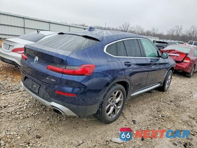 Trzecie zdjęcie samochodu z tyłu: 2022 BMW X4 XDRIVE30I VIN:5UX33DT04N9L93204 - miniatura