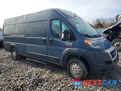 Czwarte zdjęcie samochodu z boku: 2019 RAM PROMASTER 3500 DELIVERY VAN VIN:3C6URVJGXKE564367 - miniatura