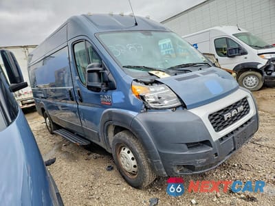 Czwarte zdjęcie samochodu z boku: 2020 RAM PROMASTER 3500 DELIVERY VAN VIN:3C6URVJG7LE128741 - miniatura