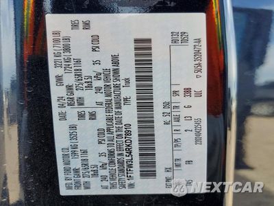 Zdjęcie 13 z 13 samochodu: 2024 FORD F150 XLT VIN:1FTFW3L54RKD78910 - miniatura
