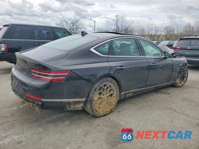 Trzecie zdjęcie samochodu z tyłu: 2021 GENESIS G80 2.5T VIN:KMTGB4SC5MU046317 - miniatura