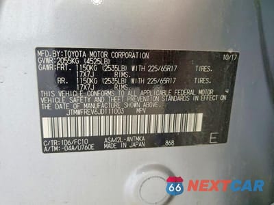 Zdjęcie 14 z 14 samochodu: 2018 TOYOTA RAV4 XLE VIN:JTMWFREV6JD111003 - miniatura