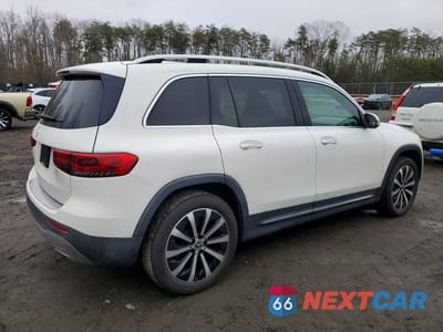 Trzecie zdjęcie samochodu z tyłu: 2021 MERCEDES-BENZ GLB 250 VIN:W1N4M4GB8MW146615 - miniatura