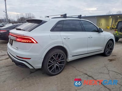 Trzecie zdjęcie samochodu z tyłu: 2020 AUDI Q8 PREMIUM PLUS S-LINE VIN:WA1EVAF17LD016281 - miniatura