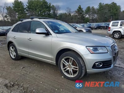 Czwarte zdjęcie samochodu z boku: 2017 AUDI Q5 PREMIUM PLUS VIN:WA1L2AFP8HA010888 - miniatura
