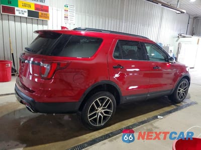 Trzecie zdjęcie samochodu z tyłu: 2017 FORD EXPLORER SPORT VIN:1FM5K8GT4HGE07767 - miniatura