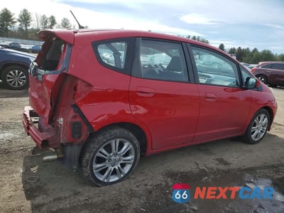 Trzecie zdjęcie samochodu z tyłu: 2010 HONDA FIT SPORT VIN:JHMGE8H4XAC040106 - miniatura