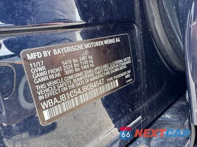 Zdjęcie 10 z 10 samochodu: 2018 BMW 530XE VIN:WBAJB1C54JB084547 - miniatura