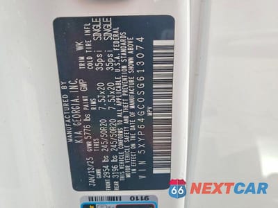 Zdjęcie 13 z 13 samochodu: 2025 KIA TELLURIDE S VIN:5XYP64GC0SG613074 - miniatura