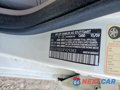 Zdjęcie 12 z 12 samochodu: 2010 MERCEDES-BENZ C 300 VIN:WDDGF5EB3AF429383 - miniatura