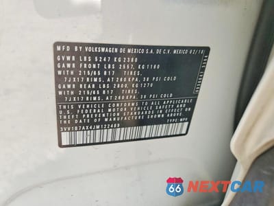 Zdjęcie 14 z 14 samochodu: 2018 VOLKSWAGEN TIGUAN S VIN:3VV1B7AX4JM122489 - miniatura