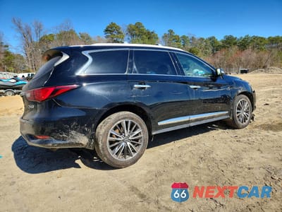 Trzecie zdjęcie samochodu z tyłu: 2020 INFINITI QX60 SIGNATURE EDITION VIN:5N1DL0MM3LC547008 - miniatura