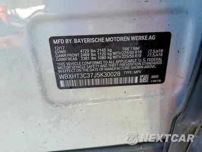 Zdjęcie 13 z 13 samochodu: 2018 BMW X1 XDRIVE28I VIN:WBXHT3C37J5K30028 - miniatura