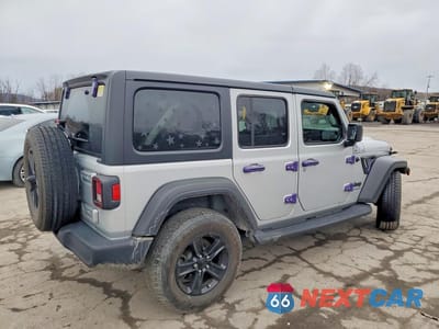 Trzecie zdjęcie samochodu z tyłu: 2023 JEEP WRANGLER SPORT VIN:1C4HJXDG1PW578003 - miniatura