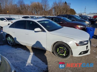 Czwarte zdjęcie samochodu z boku: 2013 AUDI A4 PREMIUM PLUS VIN:WAUFFCFL4DN023072 - miniatura