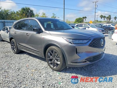 Czwarte zdjęcie samochodu z boku: 2022 ACURA MDX A-SPEC VIN:5J8YE1H09NL019314 - miniatura