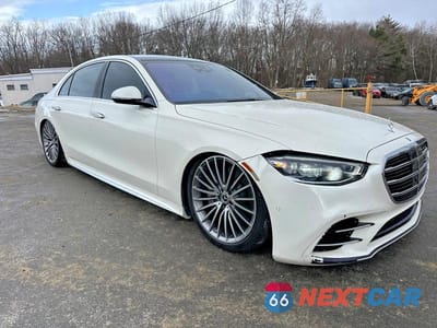 Czwarte zdjęcie samochodu z boku: 2021 MERCEDES-BENZ S 580 4MATIC VIN:W1K6G7GB5MA039632 - miniatura