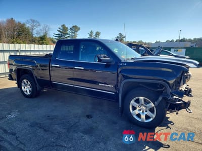 Czwarte zdjęcie samochodu z boku: 2017 GMC SIERRA K1500 SLT VIN:1GTV2NEC6HZ280191 - miniatura