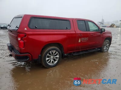 Trzecie zdjęcie samochodu z tyłu: 2021 CHEVROLET SILVERADO K1500 RST VIN:1GCRYEED9MZ139540 - miniatura