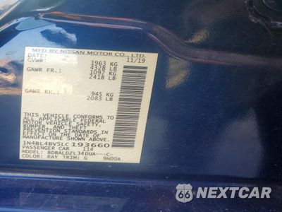 Zdjęcie 13 z 14 samochodu: 2020 NISSAN ALTIMA 2.5 S VIN:1N4BL4BV5LC193660 - miniatura