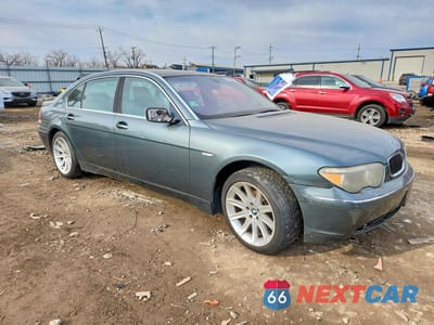 Czwarte zdjęcie samochodu z boku: 2002 BMW 745 LI VIN:WBAGN63412DR02960 - miniatura