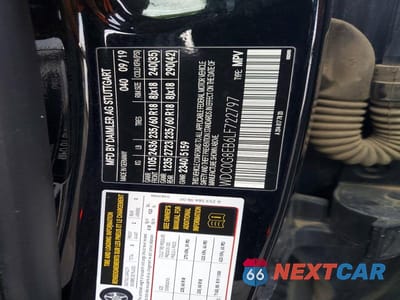 Zdjęcie 12 z 12 samochodu: 2020 MERCEDES-BENZ GLC 300 4MATIC VIN:WDC0G8EB6LF722797 - miniatura