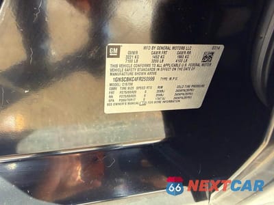 Zdjęcie 10 z 10 samochodu: 2015 CHEVROLET TAHOE C1500 LT VIN:1GNSCBKC4FR250999 - miniatura