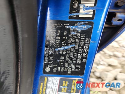 Zdjęcie 12 z 12 samochodu: 2010 KIA RIO5 LX VIN:KNADH5A38A6666440 - miniatura