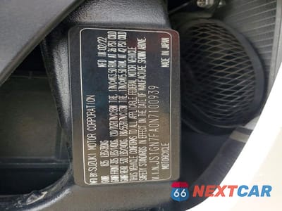 Zdjęcie 10 z 10 samochodu: 2022 SUZUKI GSX-R600 VIN:JS1GN7FA0N7100939 - miniatura