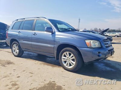 Czwarte zdjęcie samochodu z boku: 2007 TOYOTA HIGHLANDER HYBRID LIMITED VIN:JTEHW21A170042140 - miniatura