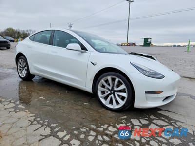 Czwarte zdjęcie samochodu z boku: 2019 TESLA MODEL 3 VIN:5YJ3E1EA5KF417513 - miniatura